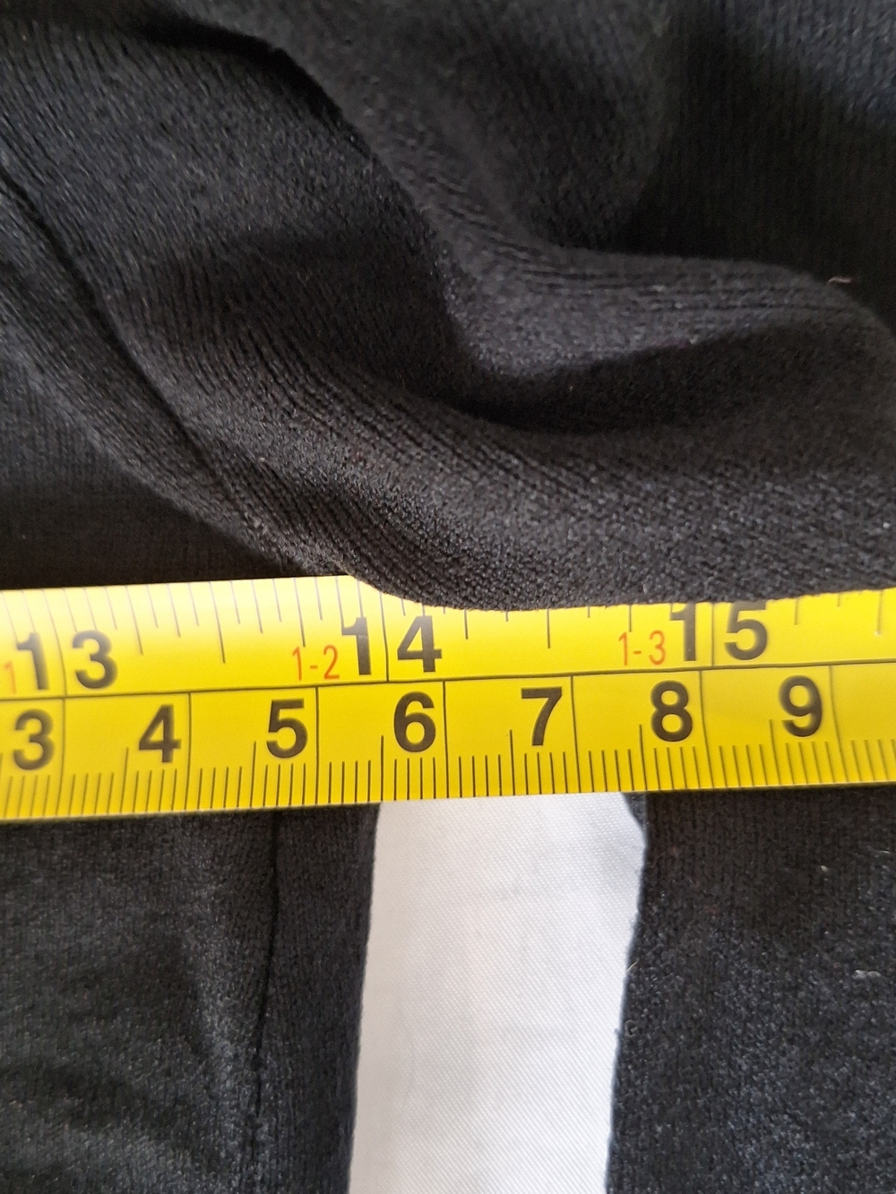 Vintage Rare Ellen Gilbert Black Women's Mock Neck Long Sleeve Top S - Picture 5 of 5